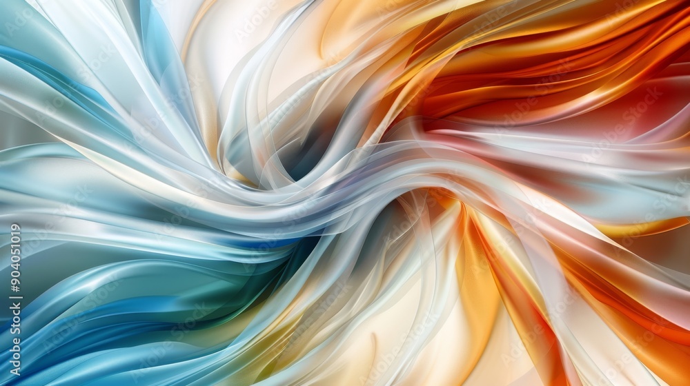 Dynamic Abstract Background with Swirling Colors for Creative ...