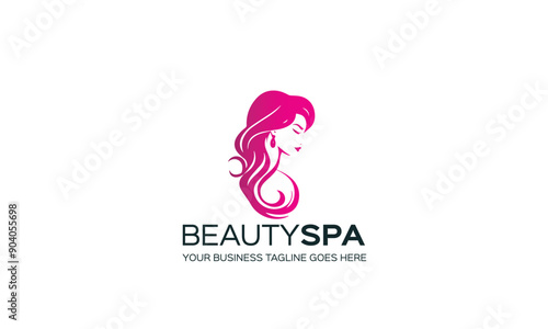 elegant logos for beauty, fashion and hairstyle related business on white background