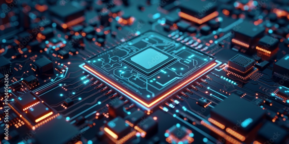 Futuristic HUD-Enhanced CPU: Modern Intelligent Quantum Chip for Big Data Processing, Pioneering the Frontier of Technological Advancements in Microchips and Microprocessors. Futuristic HUD-Enhanced CPU: Modern Intelligent Quantum Chip for Big Data Processing, Pioneering the Frontier of Technological Advancements in Microchips and Microprocessors.