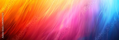 Wallpaper Mural The dynamic abstract design features vibrant gradient colors seamlessly blending in a fluid, wavy pattern Torontodigital.ca