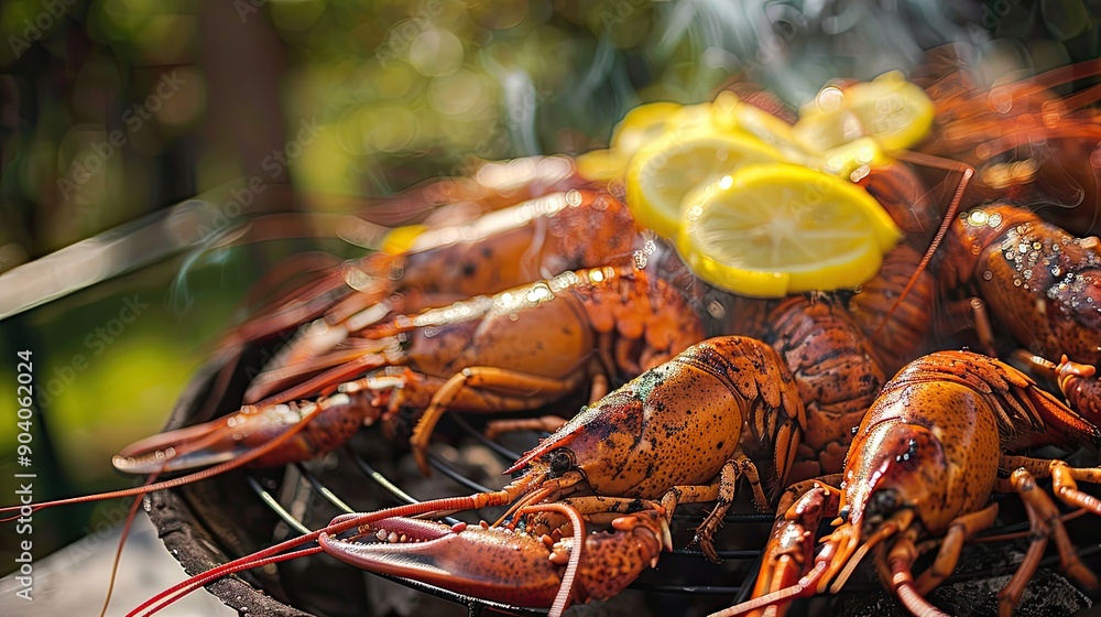 fresh grilled crawfish or lobster fresh grilled crawfish or lobster