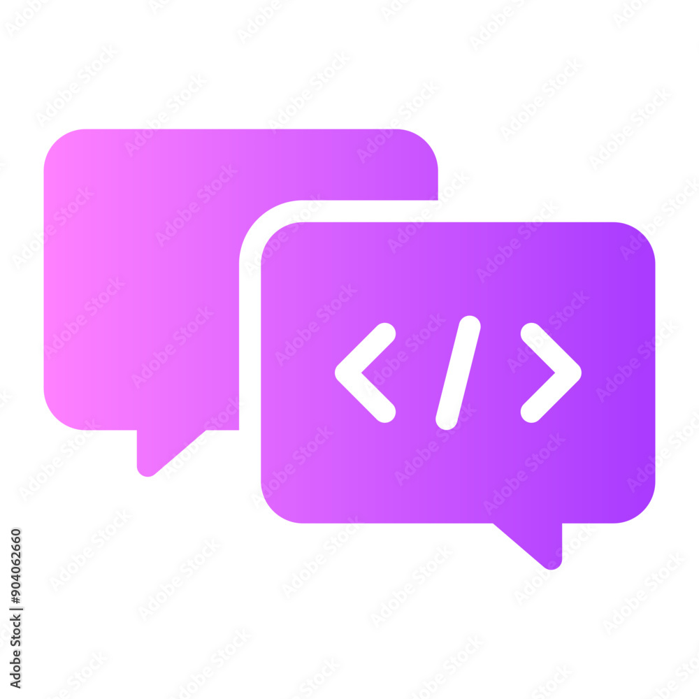 conversation gradient icon conversation gradient icon