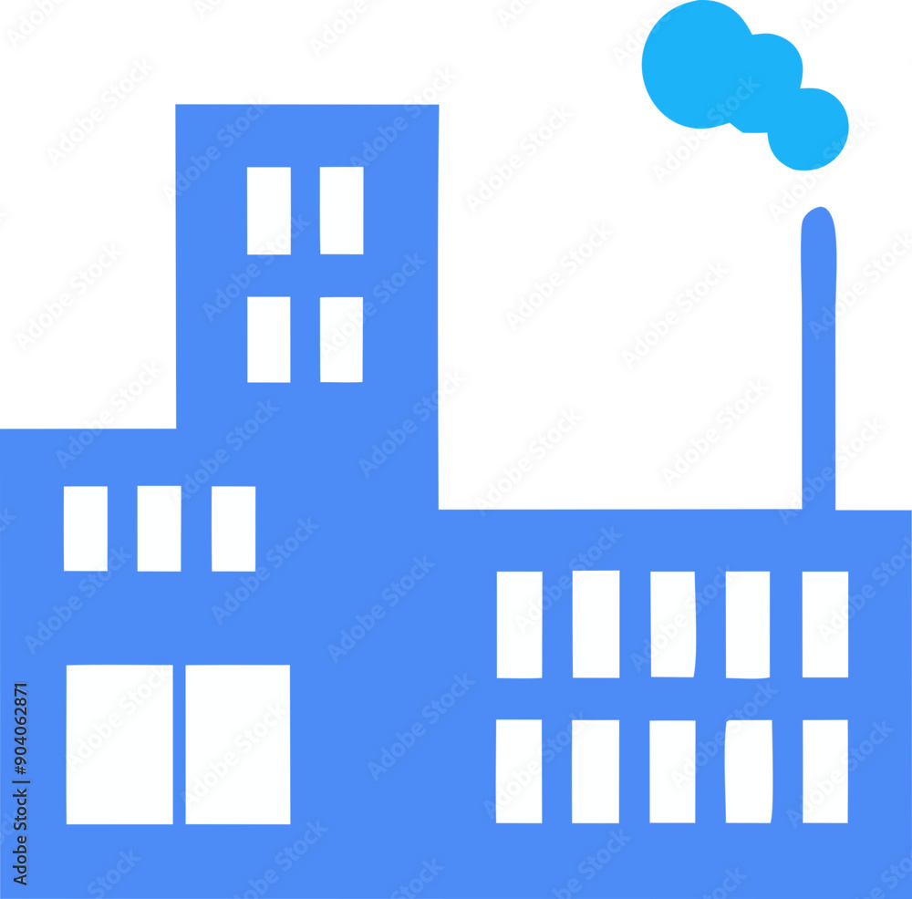 Obraz premium 건물 실루엣