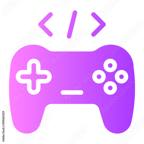 game development gradient icon