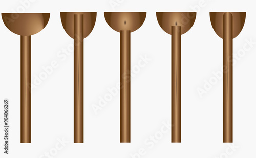 Columns in woody colors. vector background,
 EPS 10 Vector