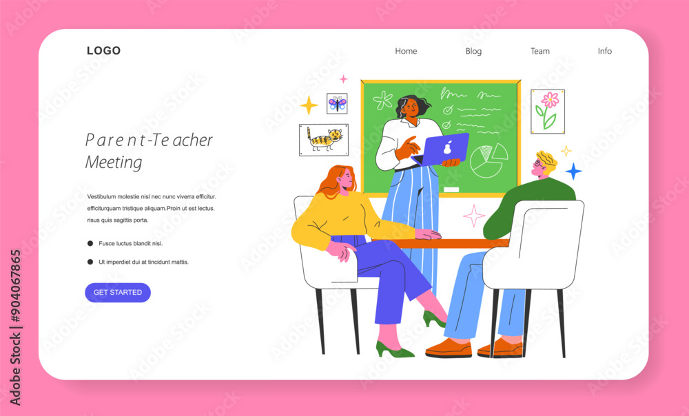 Back To School. Flat Vector Illustration Back To School. Flat Vector Illustration