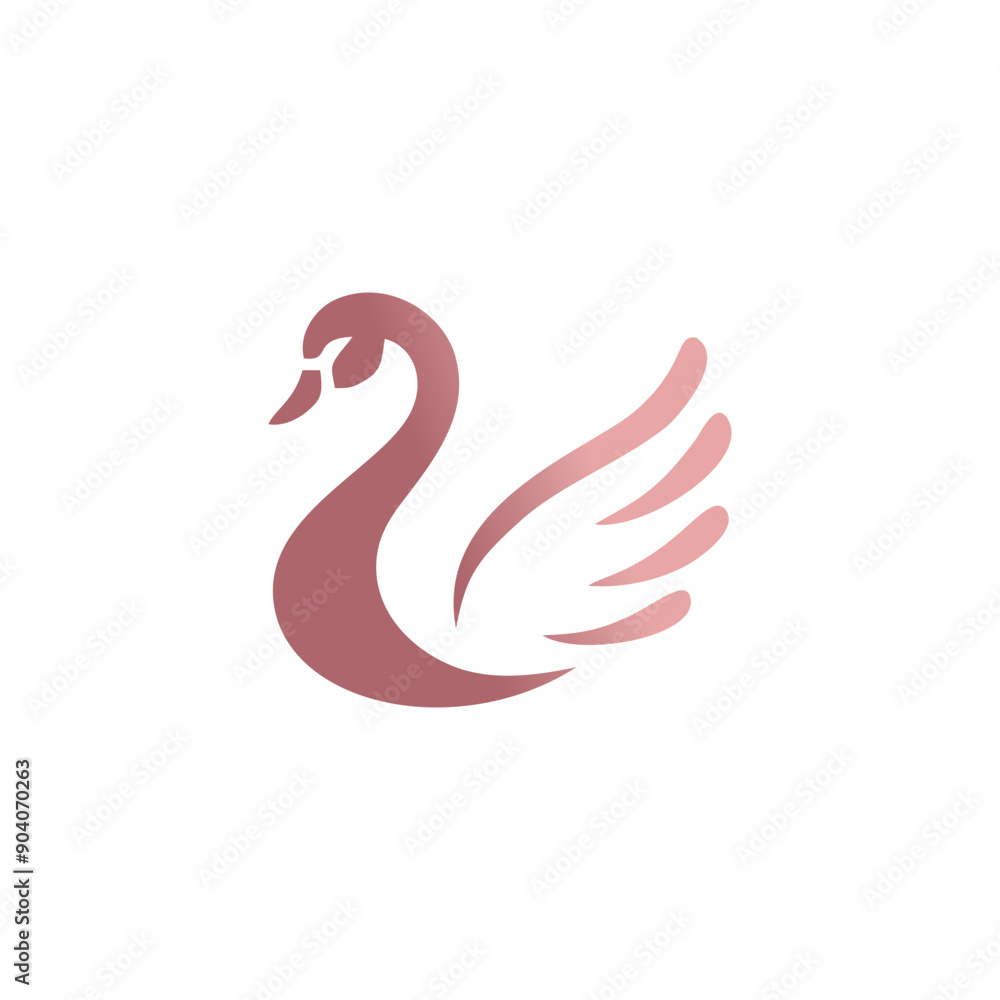 Swan logo design vector icon with elegan concept Swan logo design vector icon with elegan concept