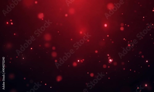 Red Bokeh Background: Abstract, ethereal, and elegant, this image features a captivating red bokeh background with soft, glowing particles that dance and shimmer, creating a mesmerizing and dreamy amb photo