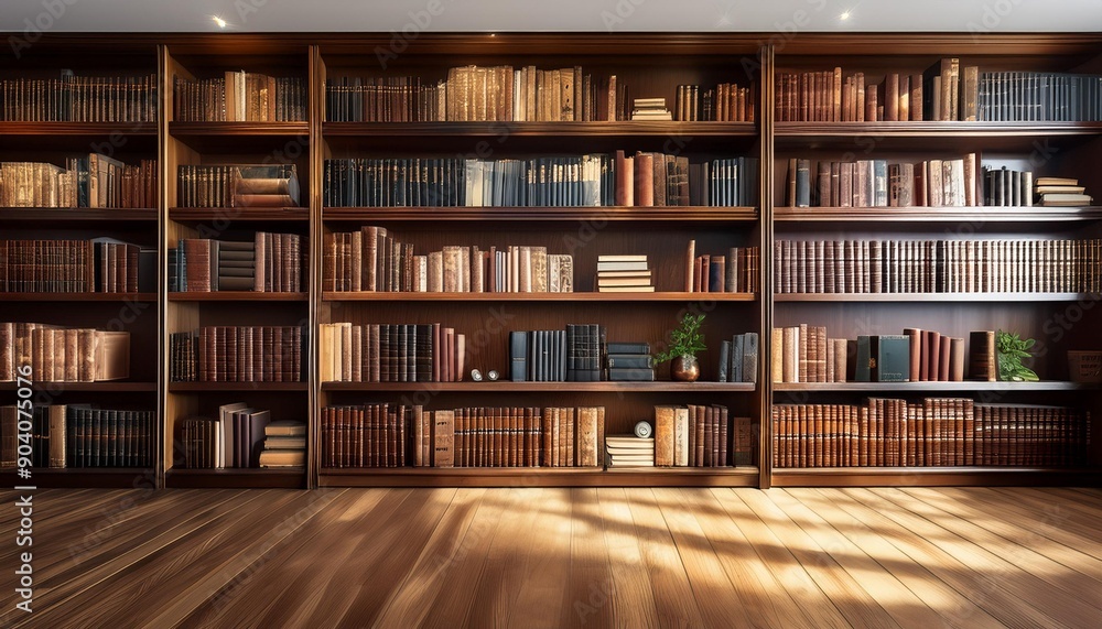 Using bookends effectively on a full bookshelf. Using bookends effectively on a full bookshelf.