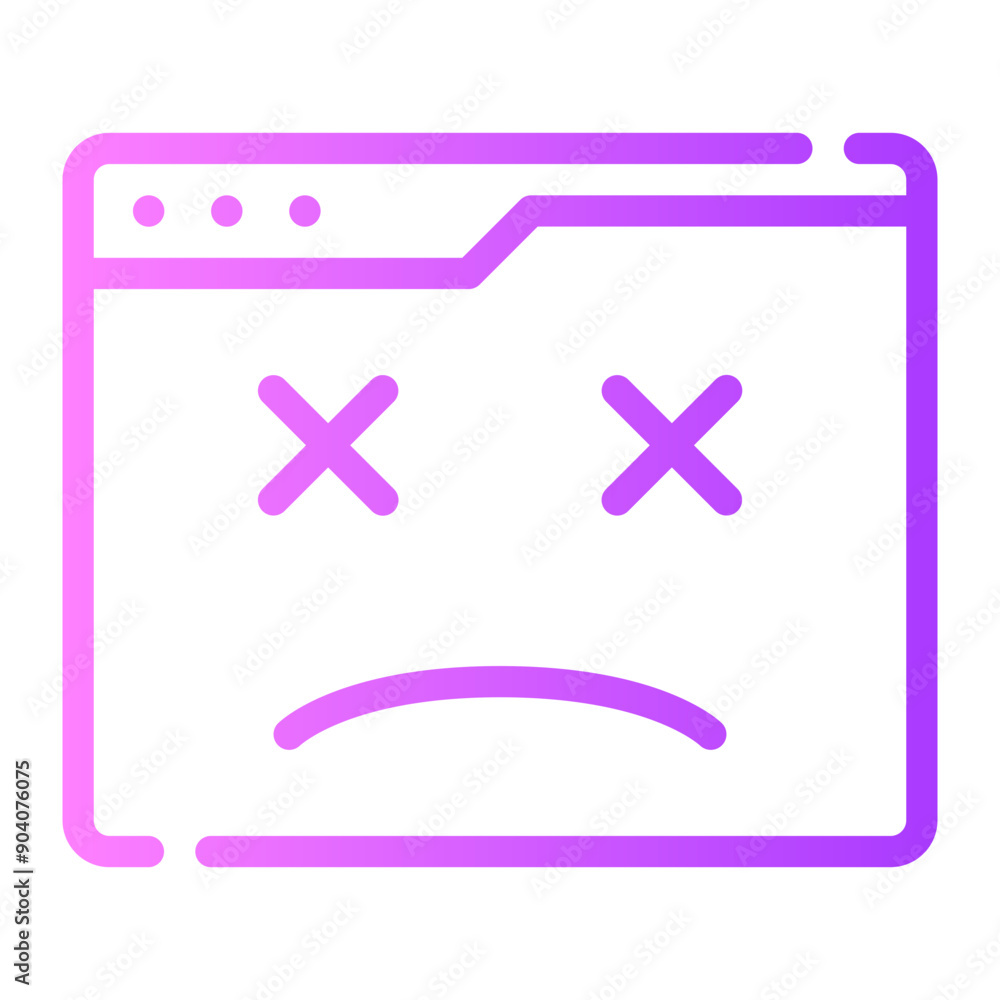 error gradient icon error gradient icon