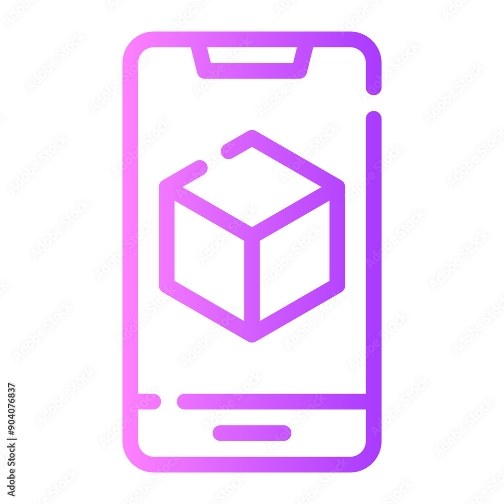 mobile app gradient icon