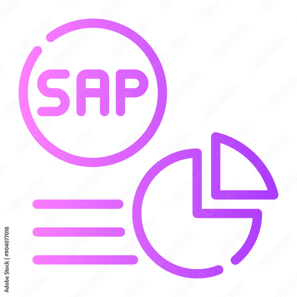 pie chart gradient icon pie chart gradient icon