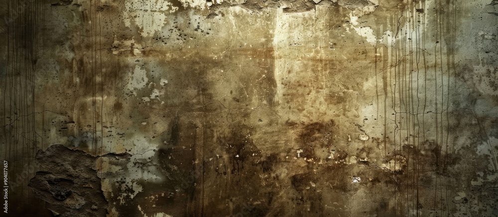 Fototapeta premium Textured grungy wall with stains suitable for a copy space image