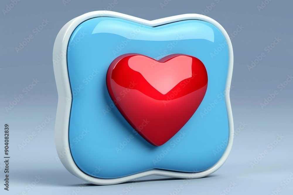 Heart icon with medical cross representing healthcare love and medical care in a modern design Heart icon with medical cross representing healthcare love and medical care in a modern design