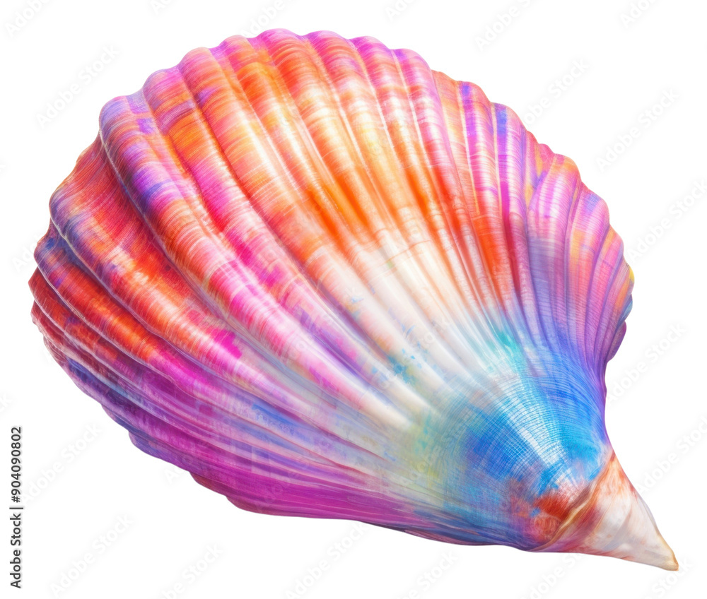 Fototapeta premium PNG Sea shell conch invertebrate seashell.