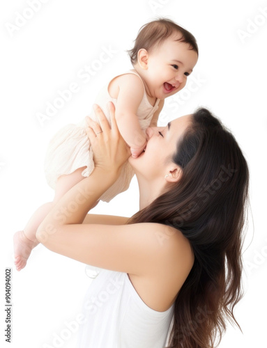 PNG Portrait adult baby togetherness.