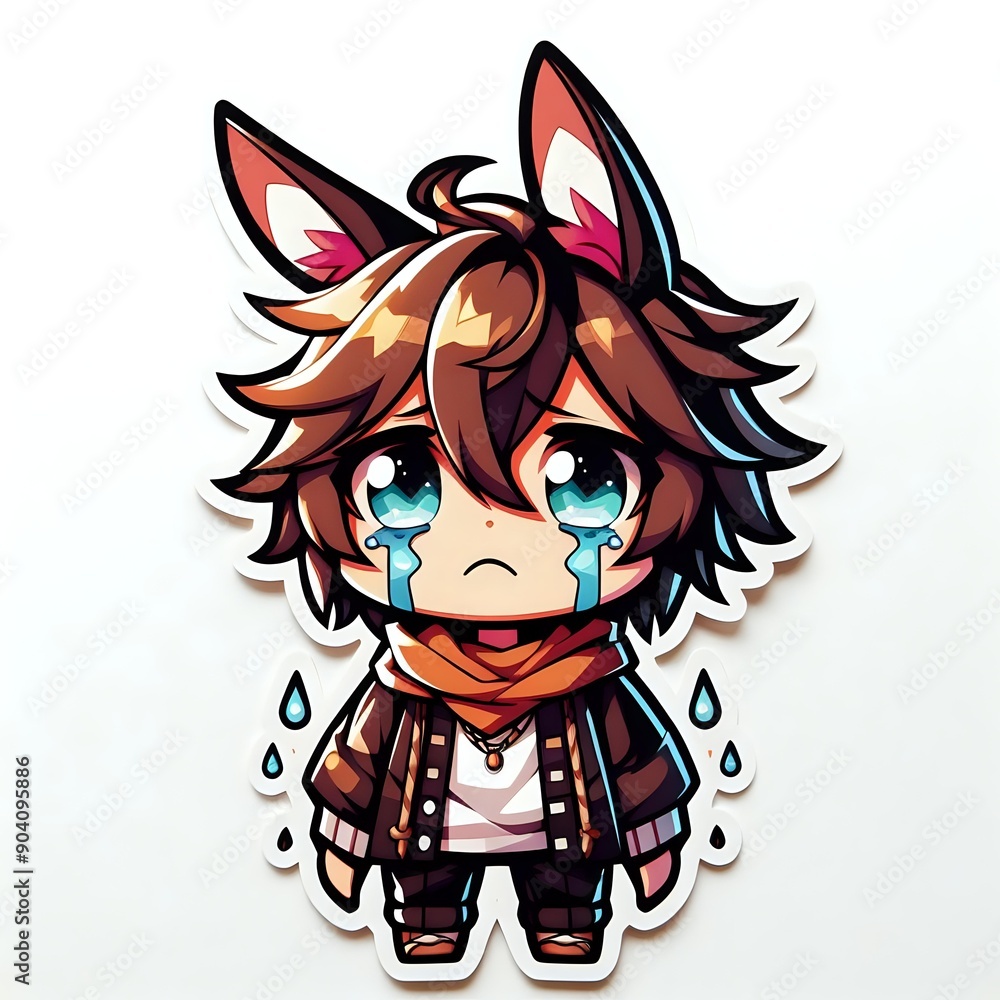 Tearful Anime Character Tearful Anime Character