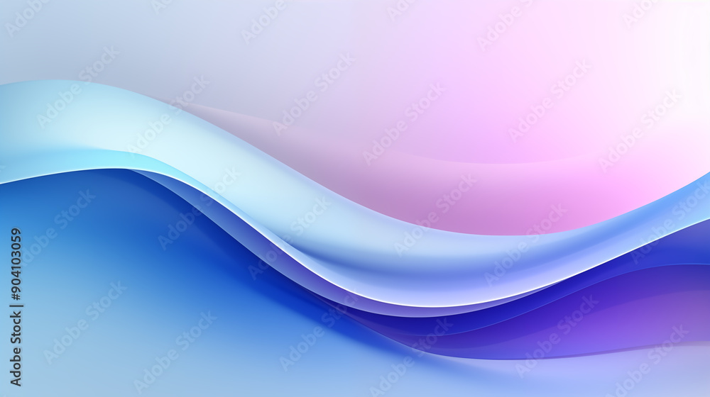 Blue and purple wave flowing minimalist background Blue and purple wave flowing minimalist background
