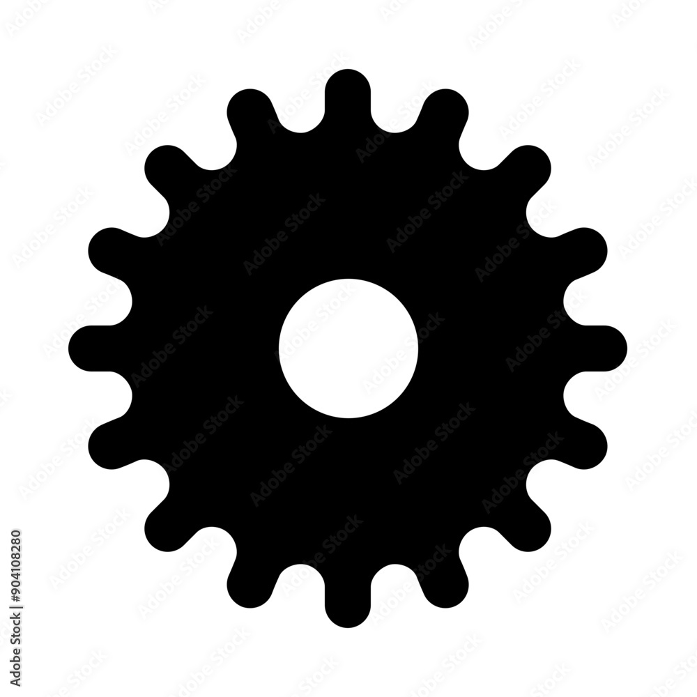 Gear Wheel Cogwheel Mechanism Solid Icon Gear Wheel Cogwheel Mechanism Solid Icon