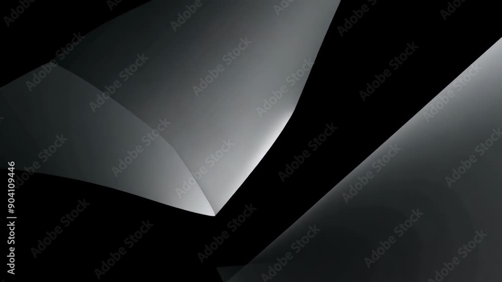 Abstract Sophistication: Black Geometric Polygon Motion Abstract Sophistication: Black Geometric Polygon Motion