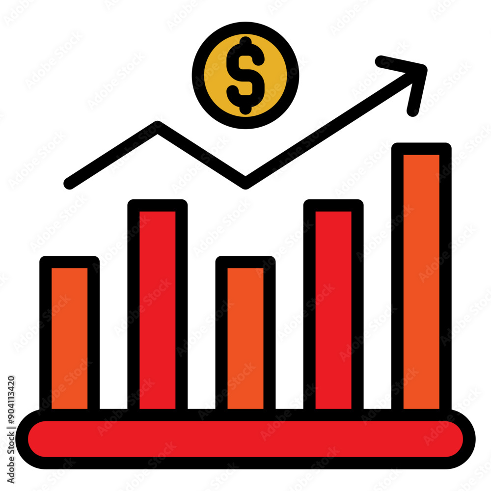 Stock Market Icon Element For Design Stock Market Icon Element For Design