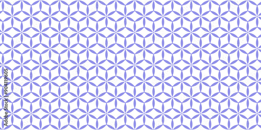 A seamless pattern with a geometric design, featuring repeating circles and ovals in shades of purple and white. A seamless pattern with a geometric design, featuring repeating circles and ovals in shades of purple and white.