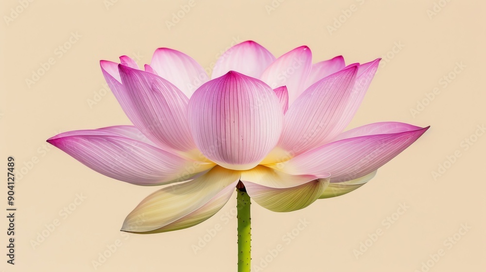 A single lotus flower A single lotus flower