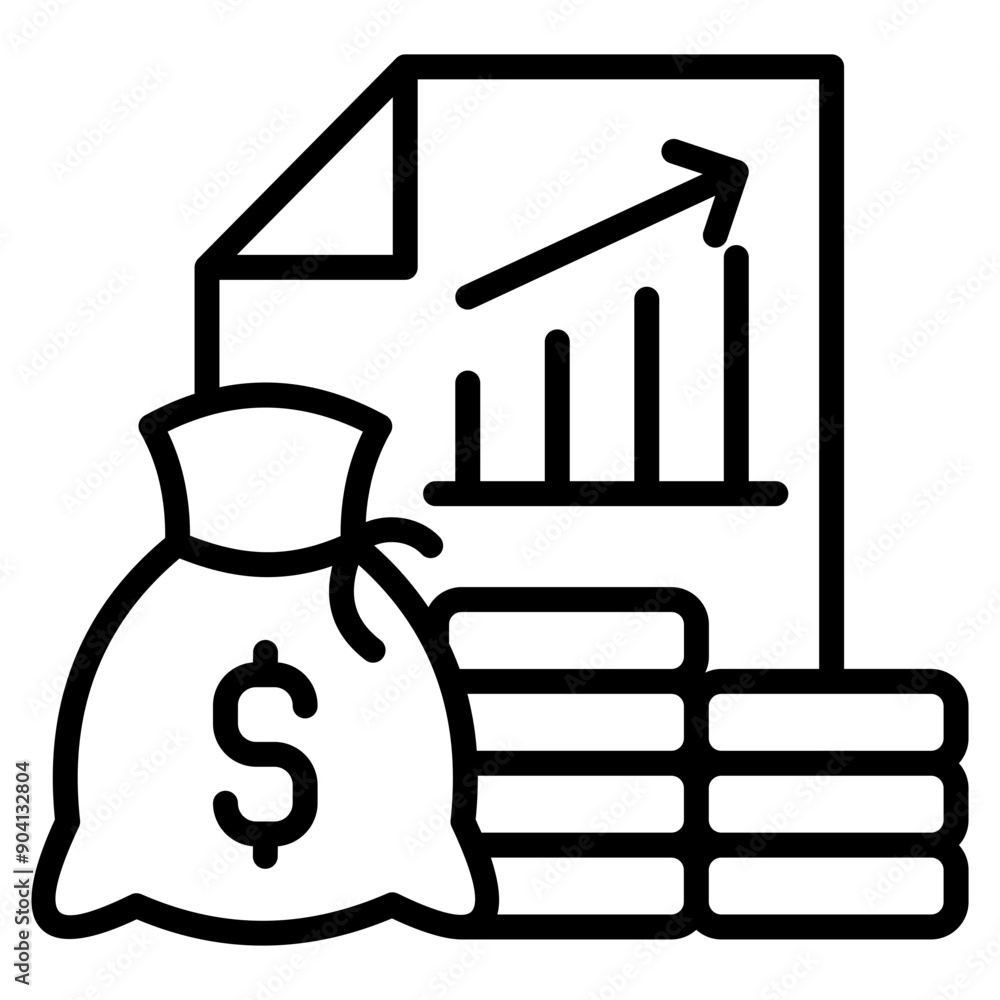 Investment Icon Element For Design Investment Icon Element For Design