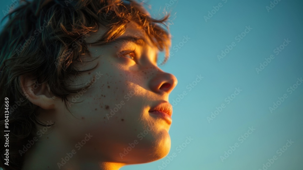 Adolescence Struggles: Portrait of a Teenager Expressing Emotional Pain and Mental Health Challenges