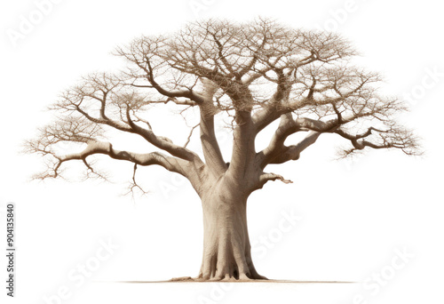 PNG Majestic solitary tree landscape