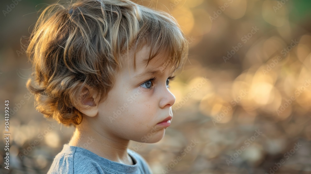 Portrait of a Dejected Child Reflecting Mental Health Struggles and Childhood Fears Portrait of a Dejected Child Reflecting Mental Health Struggles and Childhood Fears