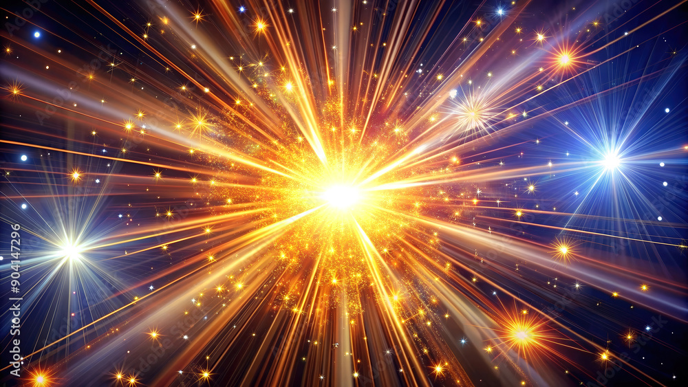 A breathtaking burst of colorful lights and stars, creating a mesmerizing cosmic explosion in a vibrant, abstract space scene. A breathtaking burst of colorful lights and stars, creating a mesmerizing cosmic explosion in a vibrant, abstract space scene.