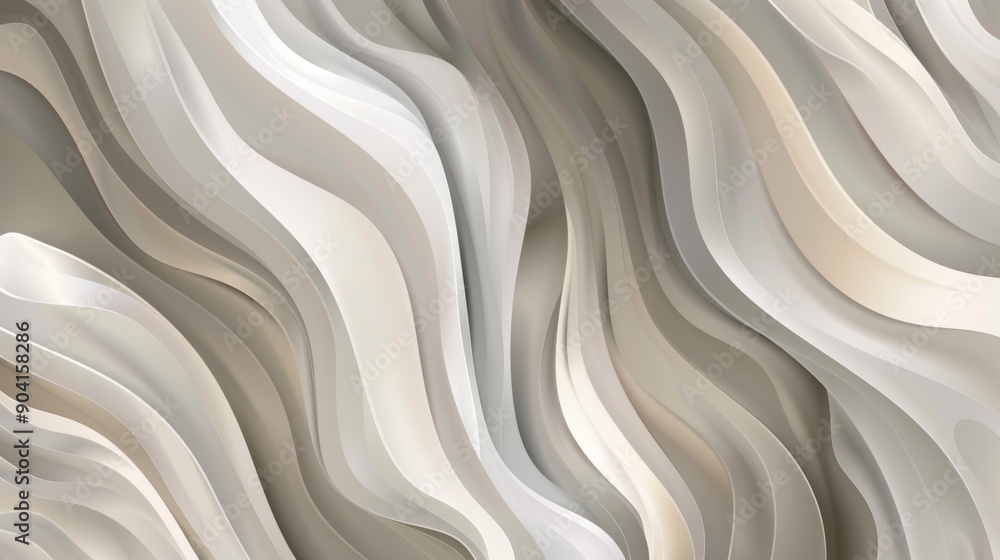 Abstract Neutral Beige and Gray Wavy Background. Flowing Lines, Elegant Texture for Design Projects. Abstract Neutral Beige and Gray Wavy Background. Flowing Lines, Elegant Texture for Design Projects.