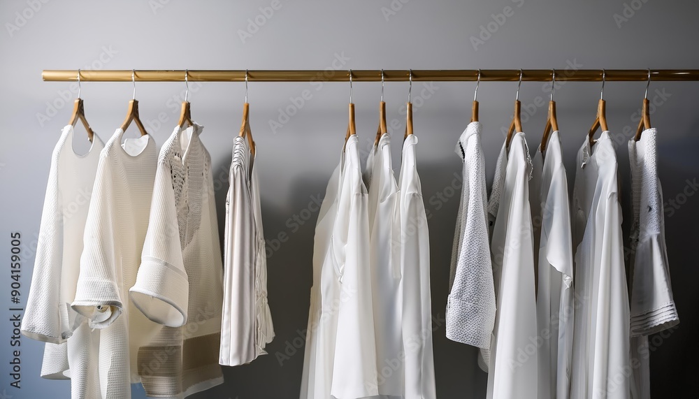 clothes on a rail clothes on a rail