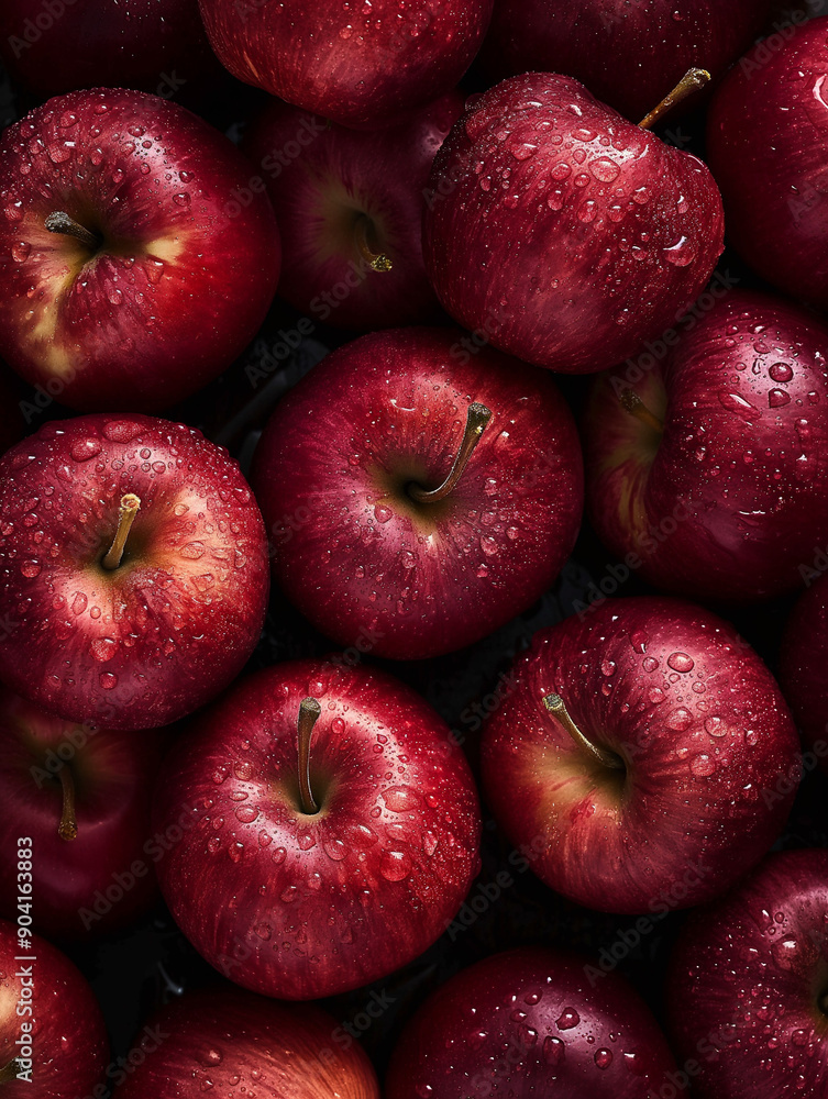 Crisp and Juicy: Stunning HD Food Photography of Fresh Apples with Water Drops, Exquisite Details Crisp and Juicy: Stunning HD Food Photography of Fresh Apples with Water Drops, Exquisite Details