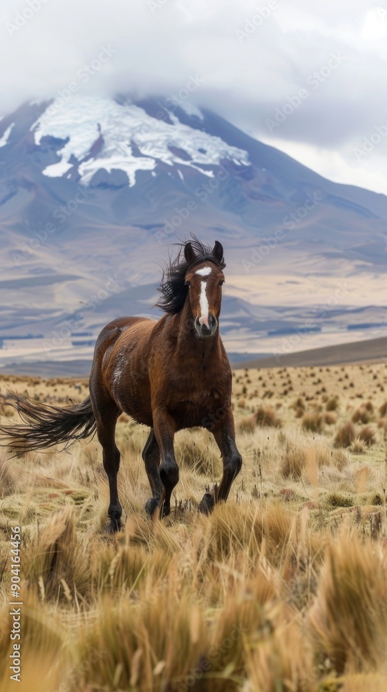 Wild Horse Cotopaxi National Park Wild Horse Cotopaxi National Park