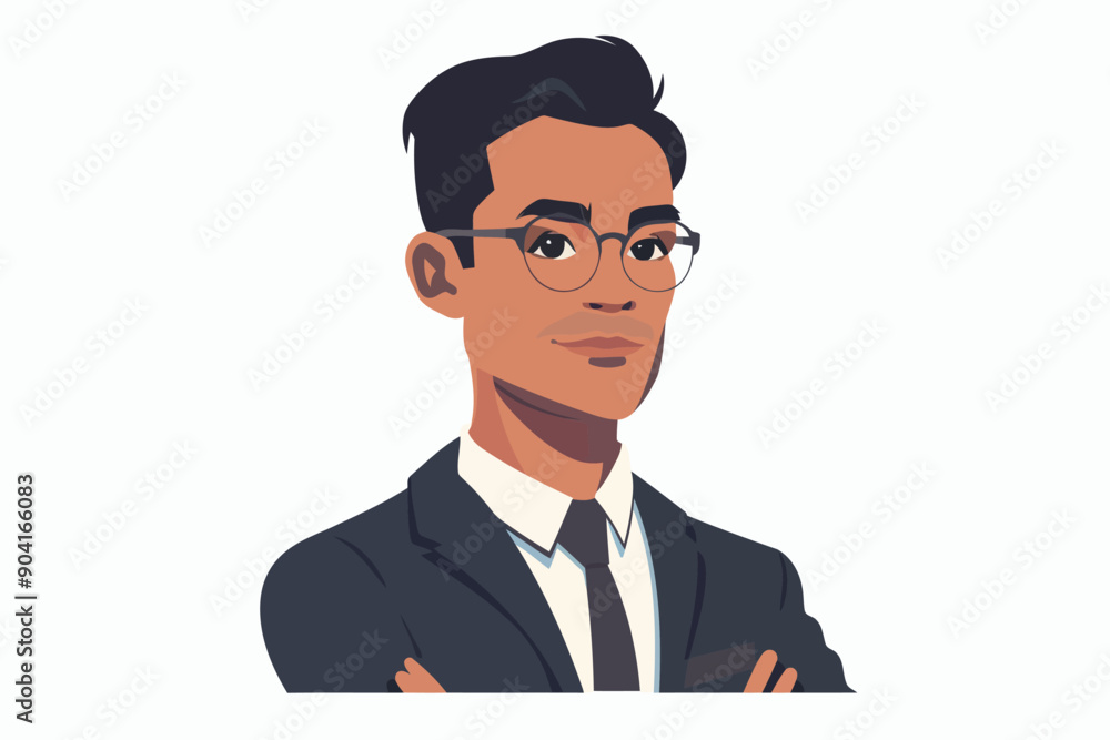 indian man in business suit stock image isolated vector style indian man in business suit stock image isolated vector style