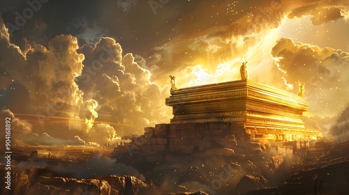 Wallpaper Mural Ornate of the Biblical Ark of the Covenant a Legendary Spiritual Artifact Torontodigital.ca