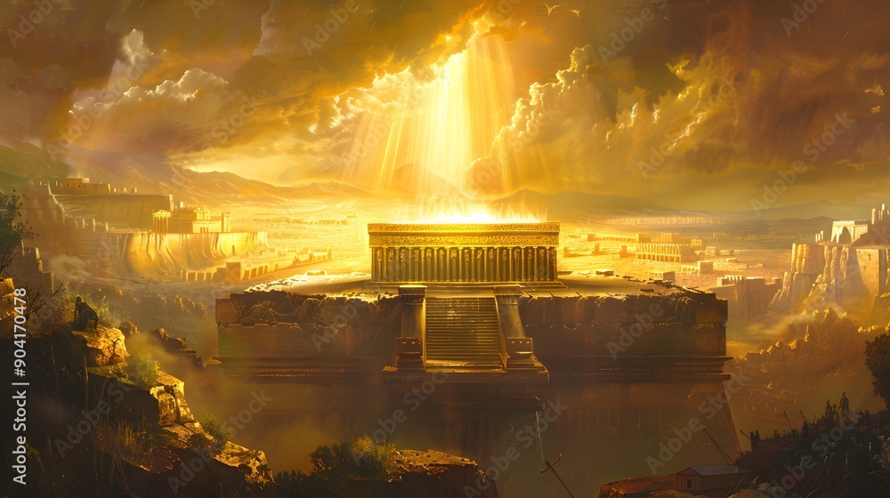 Obraz premium The Legendary Ark of the Covenant A Captivating Biblical of the Sacred Relic