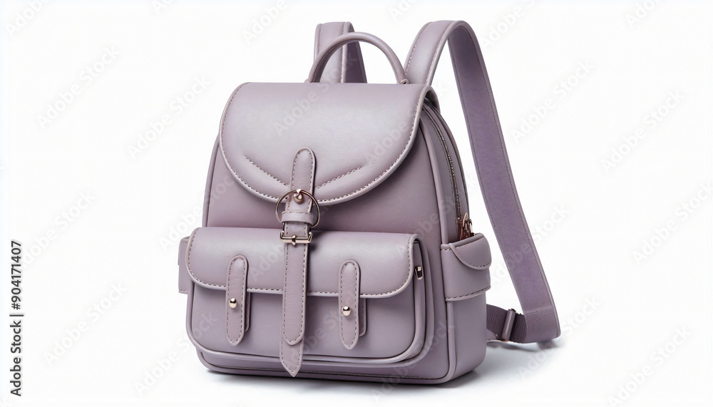 Naklejka premium backpack isolated on white space for copy, background for text