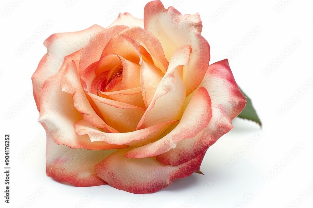 Gorgeous rose on white background Gorgeous rose on white background
