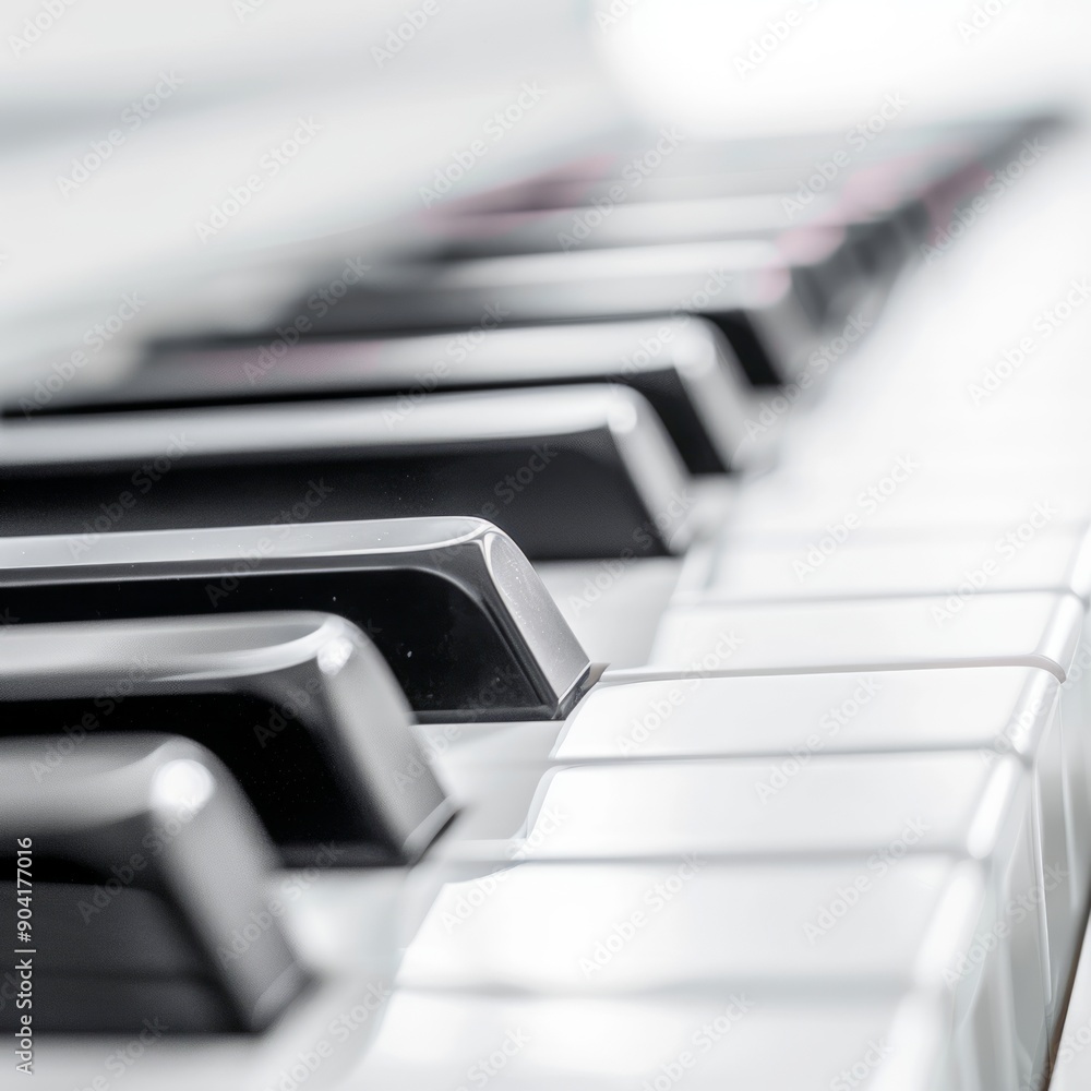medium shot of Piano, isolated on a white background, bright and vivid tonality medium shot of Piano, isolated on a white background, bright and vivid tonality