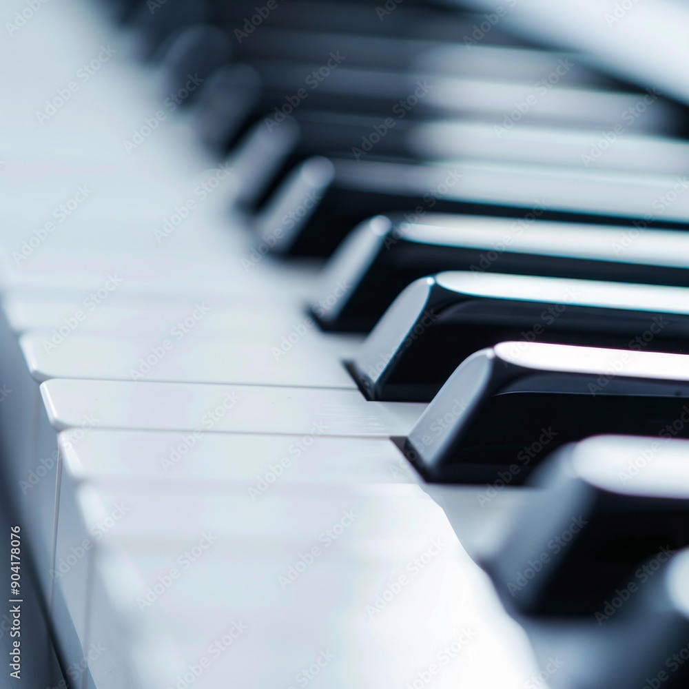 medium shot of Piano, isolated on a white background, bright and vivid tonality medium shot of Piano, isolated on a white background, bright and vivid tonality