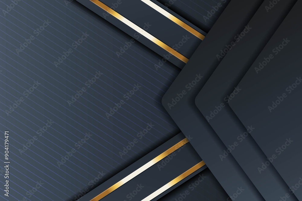 Abstract geometric background with grey and gold accents. Abstract geometric background with grey and gold accents.