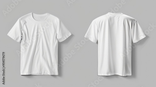 Blank White T-Shirt Mockup