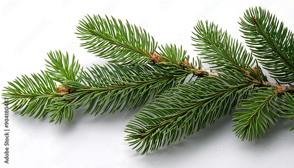 Fir Tree Branch- Fir tree branch isolated on white, detailed with a clipping path to sh_1(119) Fir Tree Branch- Fir tree branch isolated on white, detailed with a clipping path to sh_1(119)