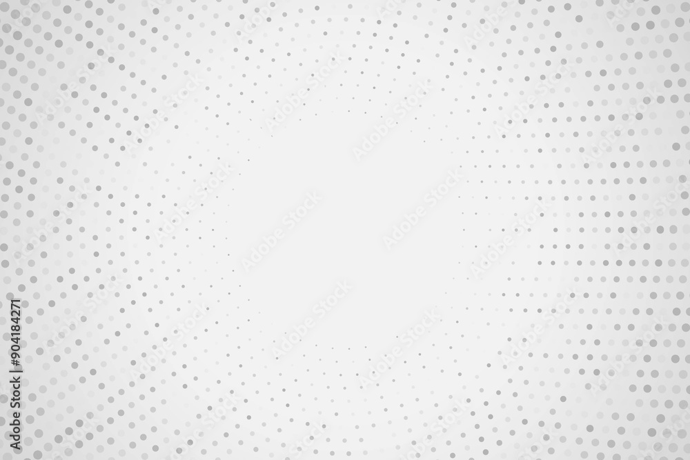 Abstract white background with gray dotted pattern. Abstract white background with gray dotted pattern.