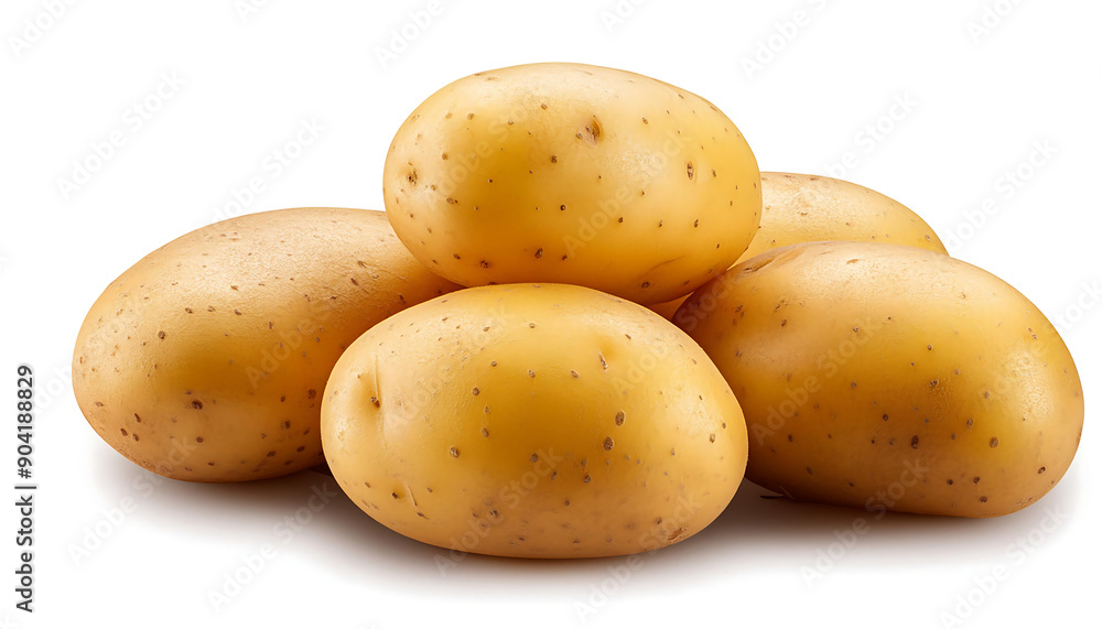 Group of Whole Raw Potatoes- Group of fresh raw whole potatoes isolated on white, detailed _1(162) Group of Whole Raw Potatoes- Group of fresh raw whole potatoes isolated on white, detailed _1(162)
