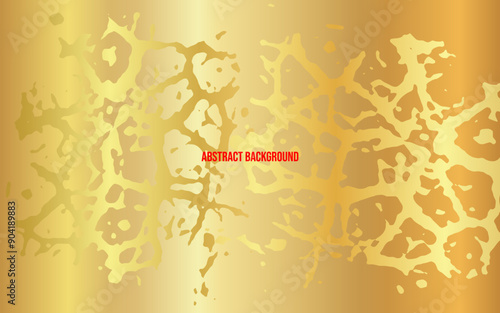 Beautiful grunge gold art abstract background. With free space for text.