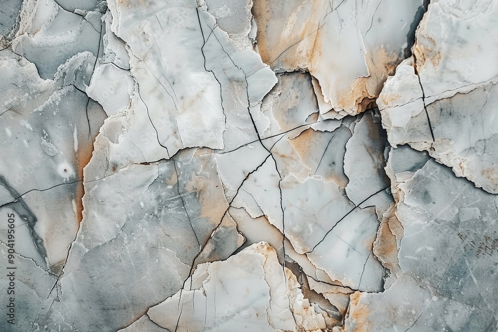 Fototapeta premium Luxury marble texture wallpaper background, natural marble texture background, cracked marble rock stone texture background, and cracked marble texture frame background, Generative AI.